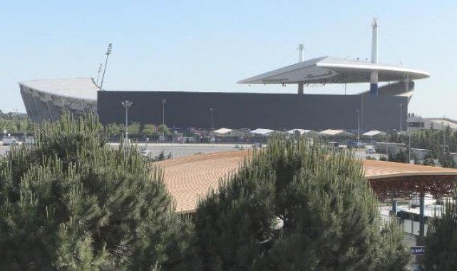 UEFA Şampiyonlar Ligi Finali öncesi Atatürk Olimpiyat Stadı çevresinde son hazırlıklar