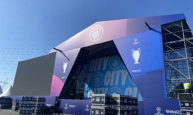 UEFA Şampiyonlar Ligi Finali öncesi Atatürk Olimpiyat Stadı çevresinde son hazırlıklar
