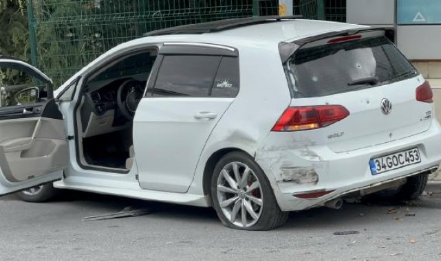 Ümraniye'de otomobile silahlı saldırı