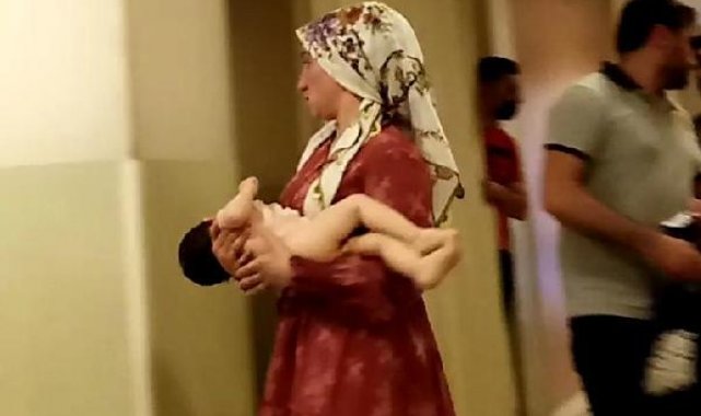 Üzerine sıcak kakao dökülen Kadir bebek yaralandı