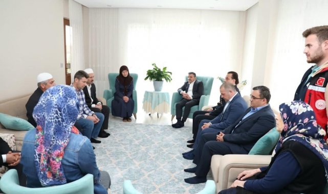 Vali Atay vefat eden Kıbrıs Gazisinin ailesine taziyede bulundu