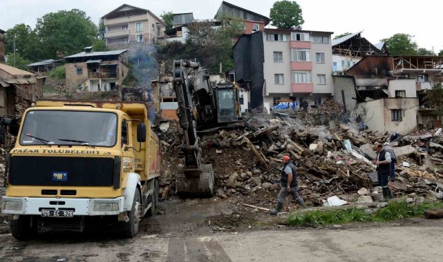 Yangında zarar görenlere 125 bin nakdi destek