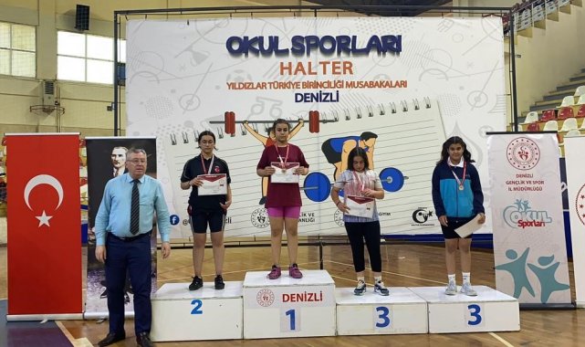 Yıldızlar Halter Türkiye Şampiyonasında altın madalya