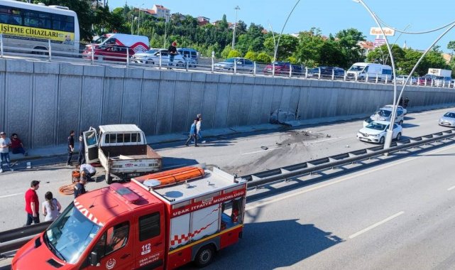Zincirleme kazada can pazarı yaşandı; 1'i ağır 6 yaralı