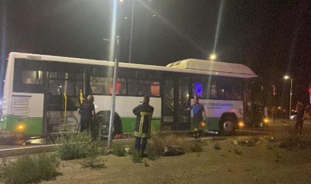 15 yaşındaki çocuk, kontağı üzerinde olan halk otobüsünü kaçırdı