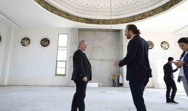 19 Mayıs Mahallesi'nde Mehmet Hisar Cami Yaz sonuna Tamamlanacak