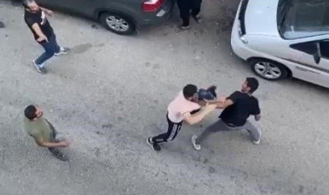 'Yan baktın' meselesinde sokak ringe döndü, yumruklar havada uçuştu
