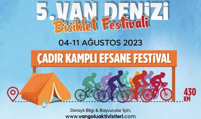 5. Van Denizi Bisiklet Festivali başlıyor