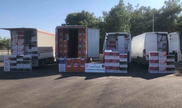 Adana'da 1,5 milyon TL'lik makaron ele geçirildi