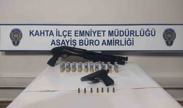 Adıyaman'da asayiş operasyonu: 4 şahıs yakalandı, 5 silah ele geçirildi