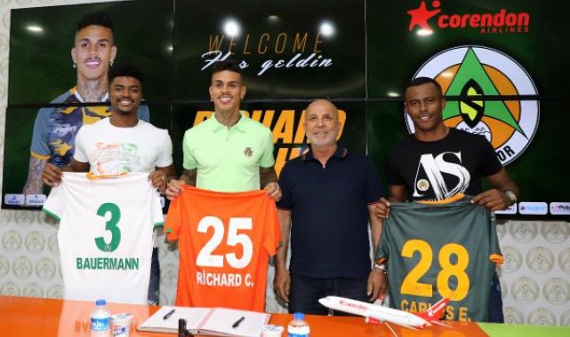 Alanyaspor, 3 Brezilyalı oyuncuyu renklerine bağladı