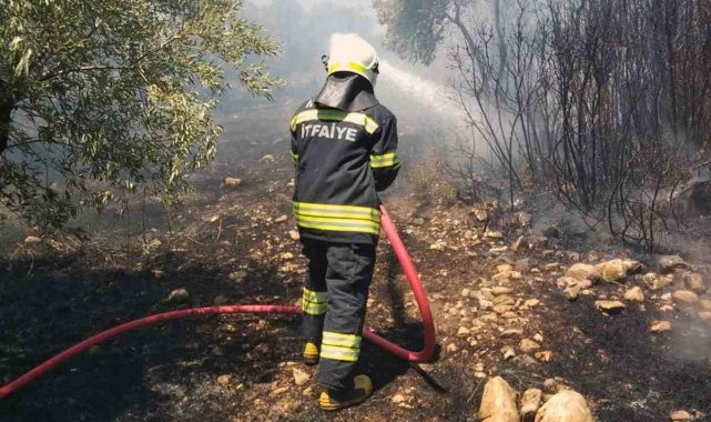 Anız yangınları söndürüldü