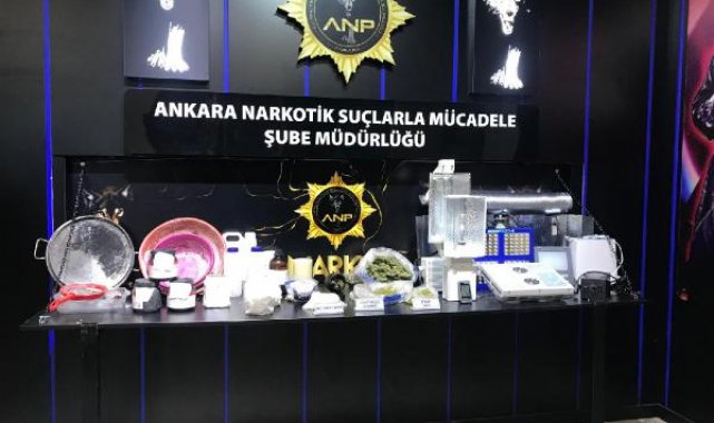 Ankara'da 2 uyuşturucu operasyonunda 3 tutuklama