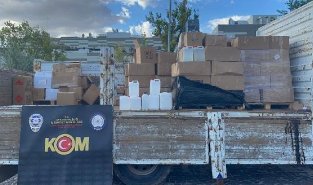 Ankara'da 'sahte içki' operasyonu: 1 gözaltı