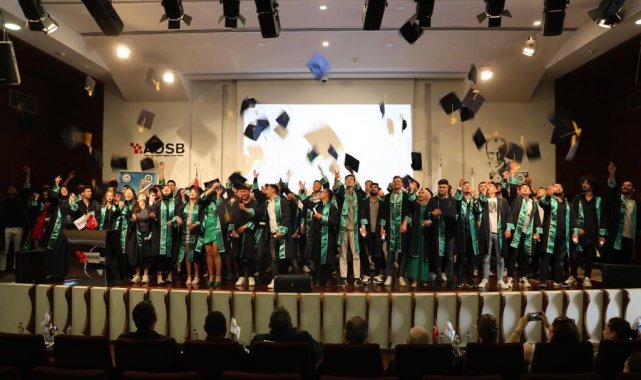 AOSB Teknik Bilimler MYO'dan 110 öğrenci mezun oldu