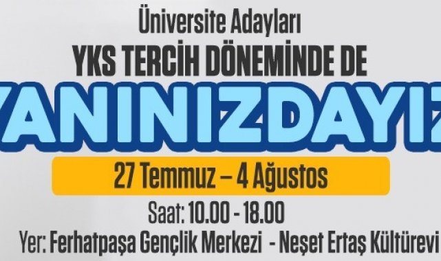 Ataşehir Belediyesi'nden öğrencilere ücretsiz tercih danışmanlığı