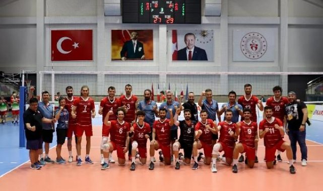 Avrupa İşitme Engelliler Voleybol Şampiyonası'nda 1 altın, 1 gümüş madalya