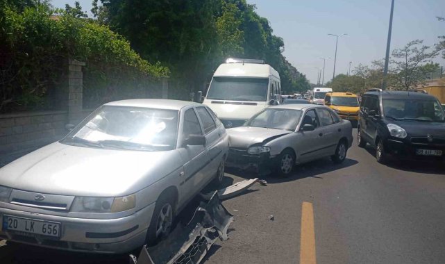 Aydın'da zincirleme trafik kazası: 3 yaralı