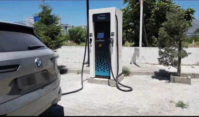 Aydın'ın ilk Trugo Elektrikli Araç Şarj İstasyonu Söke'de faaliyete geçti