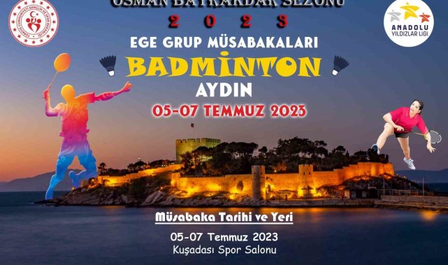 Badminton Analig Ege Grup müsabakaları Aydın'da başlıyor