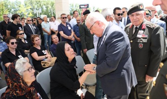 Bakan Güler, Tuğgeneral Kaya'nın cenaze törenine katıldı