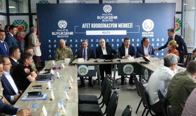 Bakanı Işıkhan Malatya'da Afet Koordinasyon Toplantısına katıldı