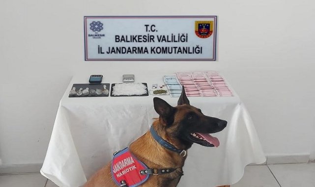 Balıkesir'de jandarmadan uyuşturucu operasyonu