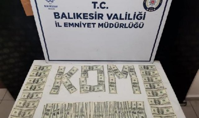 Bandırma'da sahte dolar operasyonu: 2 gözaltı