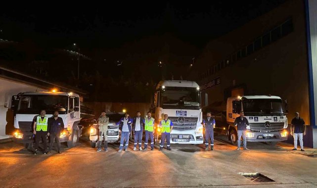 Bartın'daki sel felaketine yardım için yola çıktılar