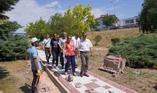 Başkan Ataç, Şehit Piyade Üsteğmen Onur İlkhan Parkı'nda incelemeler yaptı
