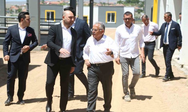Başkan Büyükkılıç, İç Anadolu'nun en büyük Hayvan Pazar Yeri Projesini inceledi