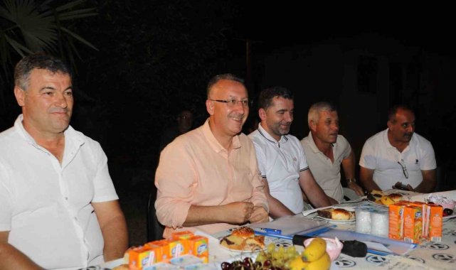 Başkan Işıksu ile yüzler gülüyor