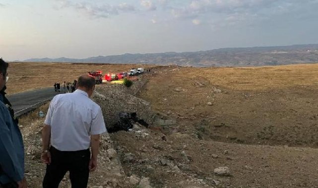 Batman'da şarampole yuvarlanan kamyon yandı: 4 ölü, 2 ağır yaralı