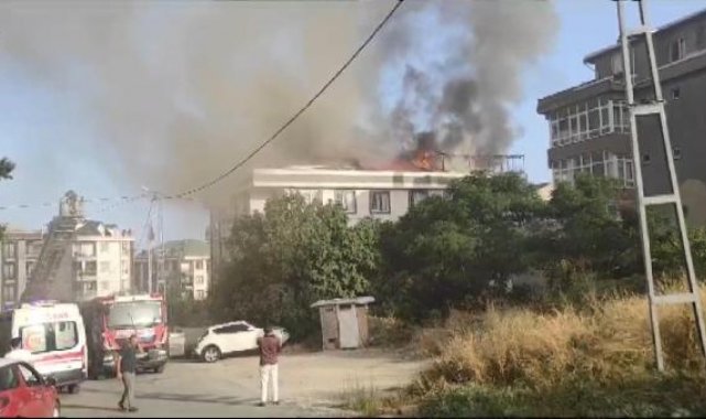 Beylikdüzü'nde yaşlı bakımevinde yangın çıktı