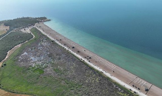 Beyşehir Gölü'nün plajları, Ege ve Akdeniz sahillerini aratmıyor