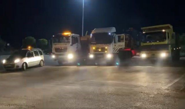 Bilecik'ten Karabük ve Bartın'a iş makinesi desteği
