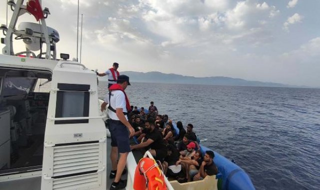 Bodrum'da 34 kaçak göçmen yakalandı, 30 kaçak göçmen kurtarıldı