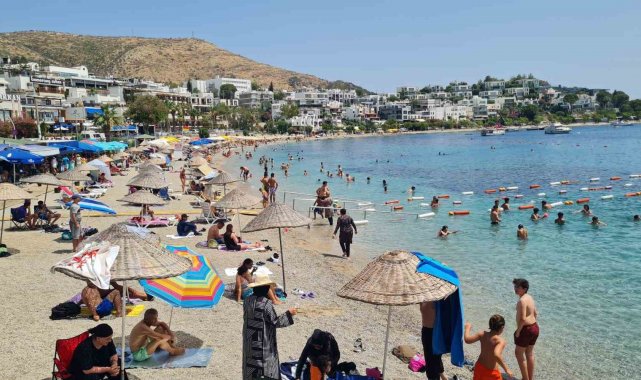 Bodrum'da çöl sıcakları