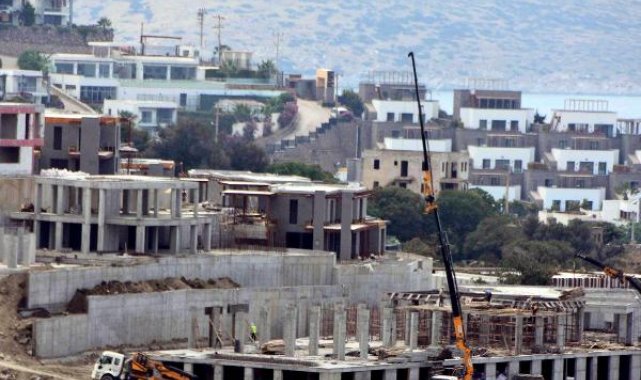 Bodrum'da inşaat yasağına uymayan 624 firmaya 808 bin lira ceza
