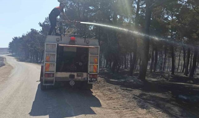 Bozüyük Belediyesi'nden orman yangınları için Çanakkale'ye ekip