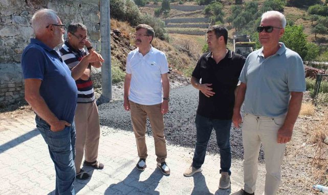 Burhaniye Dutluca da yol sevinci