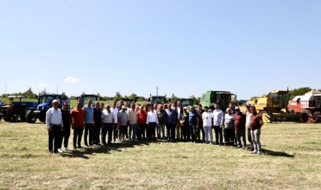 Büyükçekmece'de buğday hasat dönemi başladı