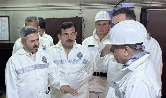 Çalışma ve Sosyal Güvenlik Bakan Yardımcısı Aydın, maden ocağına indi