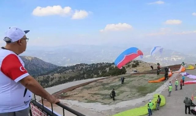 Çameli'nde yamaç paraşütü heyecanı başlıyor