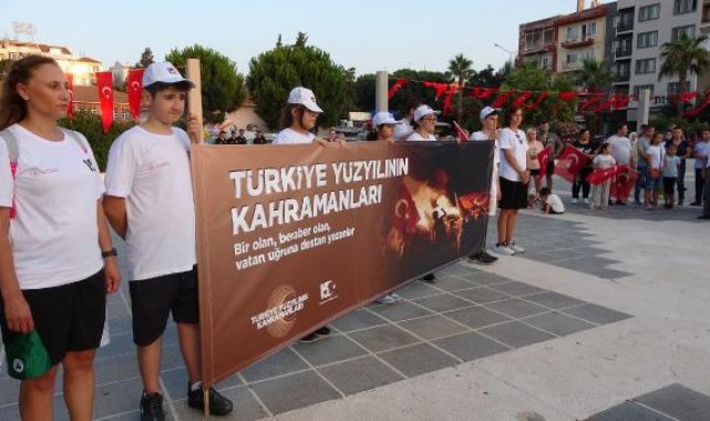 Çanakkale'de '15 Temmuz Demokrasi ve Milli Birlik Günü'nde anma töreni düzenlendi