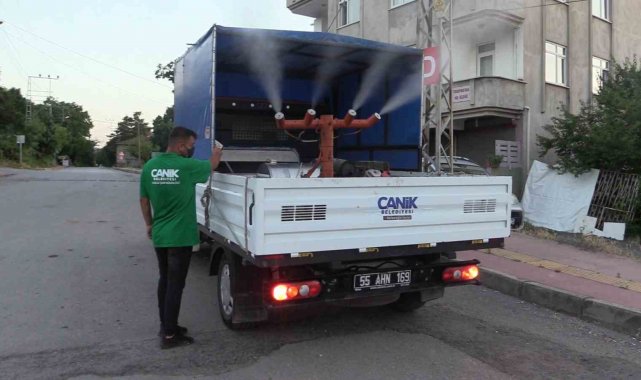 Canik'te haşereye geçit yok