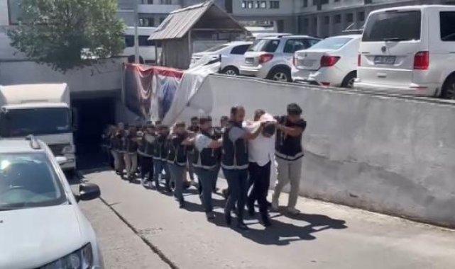 Cezaevindeki Ümit Saral'ın yönettiği suç örgütü operasyonunda 8 şüpheli tutuklandı