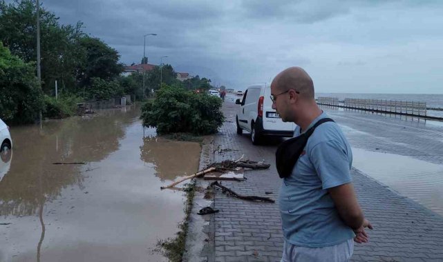 Cide Kaymakamı Tuncay Karataş'tan sel açıklaması: