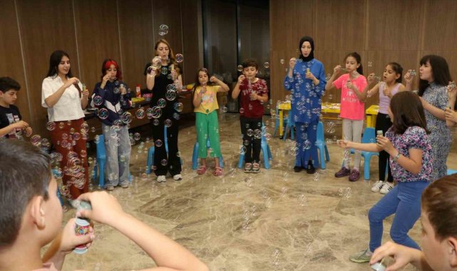 Çocuklar hem eğlendi hem öğrendi
