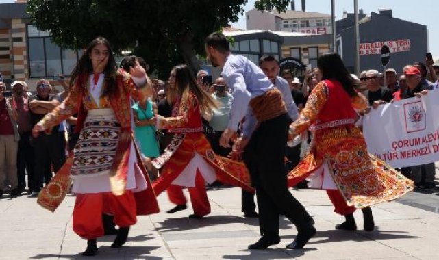 Çorum olaylarında hayatını kaybedenler için anma